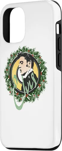 Vista 2 de Funda con corona de Navidad oficial para iPhone 14 Elvis Presley