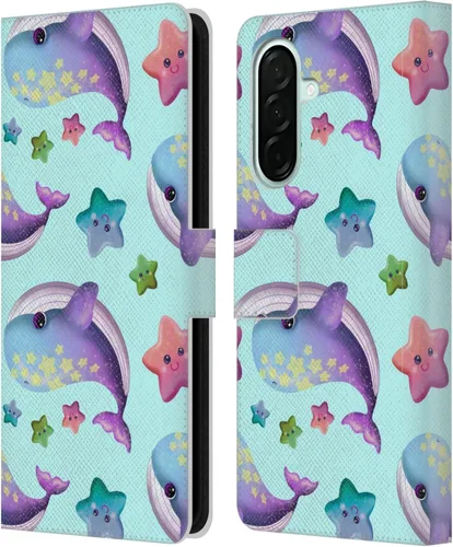 Vista 85 de Head Case Designs Officially Licensed Carla Morrow Colorful Space Dice Patterns Leather Wallet Case Compatible with Samsung Galaxy A07 4G