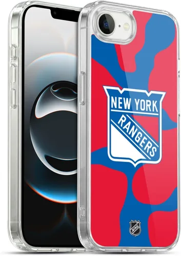 Vista 203 de Head Case Designs Funda de gel suave con licencia oficial de la NHL Camouflage New York Rangers compatible con Apple iPhone 7 Plus/iPhone 8 Plus