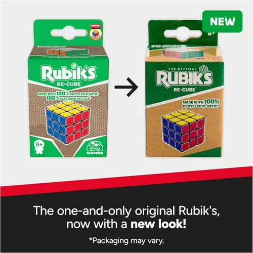 Vista 5 de Cubo Rubik Re-Cube 3x3 ecológico Puzzle Cube & Brain Teaser Fidget Toy