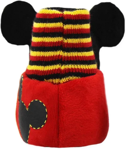 Vista 6 de Disney Mickey Mouse - Pantuflas de felpa 3D para niños pequeños