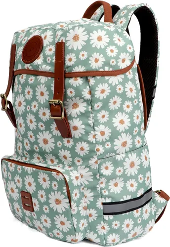 Vista 10 de TOURBON - Alforjas de bicicleta 2 en 1 que se convierten en mochila 15L Bicicleta Asiento Trasero Bolsa de Tronco de Almacenamiento de Equipaje