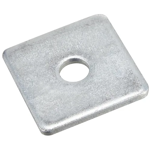 Vista 8 de Yaocom 1 pieza de arandelas cuadradas de 5/8 pulgadas (diámetro interior) x 1/8 x 3 x 3 pulgadas, junta de acero galvanizado resistente, arandelas