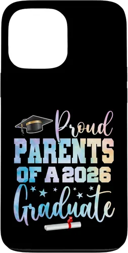 Vista 24 de Proud Parents of A Class of 2026 Graduate Graduation Case for iPhone 16