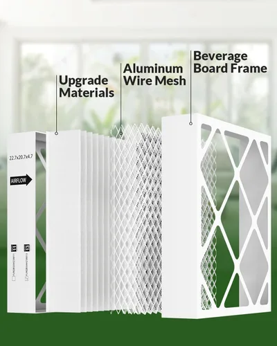 Vista 2 de FLRQB5AH23M11 - Filtro de aire Merv 13 de 22.7 x 20.7 x 4.7 pulgadas, compatible con filtro de aire trane y envirowise, para sistemas HVAC y aire