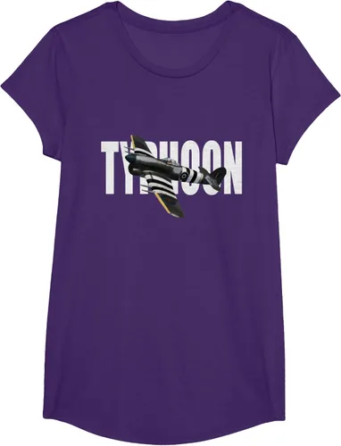 Vista 60 de RAF Hawker Typhoon WW2 Fighter Aircraft T-Shirt