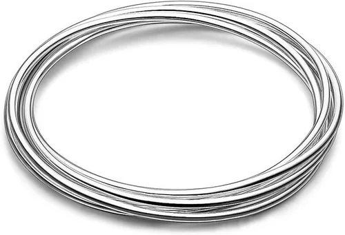 Vista 8 de Pulsera de plata de ley 925 para mujeresniñas, pulseras para mujer, pulseras de plata de ley 925 para mujer, pulseras delicadas