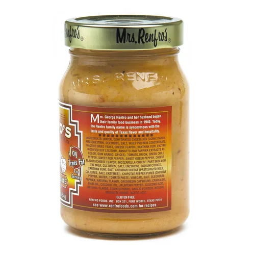 Vista 3 de Mrs. Renfro's Salsa de queso nacho con chipotle, 16 oz (paquete de 2)