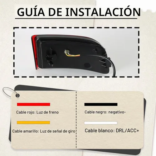 Vista 5 de Carcasa roja LED para parachoques trasero, reflector, antiniebla, DRL, kit de montaje para 2003-2005 4Runner 2002-2009 Land Cruiser Prado 120