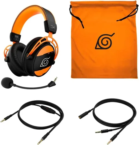 Vista 4 de HyperX Cloud Alpha Special Edition - Micrófono desmontable de la colección Naruto Shippuden, controladores de doble cámara, comodidad legendaria