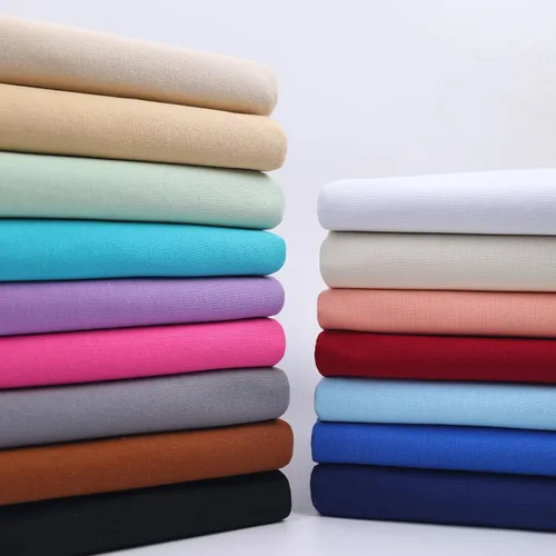 Vista 4 de Tela de Algodón Azul Bebé para Coser de 59 Pulgadas de Ancho, Tela de Popelina de Algodón 100% Natural por Yarda, Material de Algodón Suave