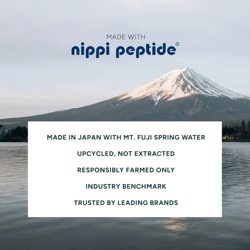 Vista 6 de Péptidos de colágeno marino hidrolizados, fabricados con Nippi Peptide® de Japón, 0.35 onzas de colágeno tipo I por porción, apoya la salud