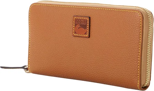 Vista 2 de Dooney & Bourke Billeteras para mujer, correa extraíble de cuero granulado con cremallera grande