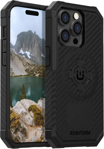 Vista 8 de Rokform - Funda para iPhone 14, Serie Rígida, Magnética Dual, Cubierta para iPhone con RokLock de Bloqueo Giratório, Equipo Protector para Apple
