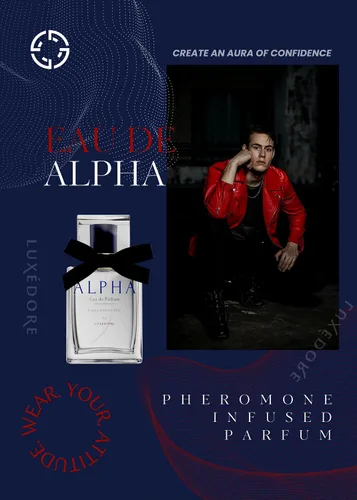 Vista 3 de ALPHA, Perfume Classic, Eau De Parfum, Colonia de Feromonas para Hombre, Fragancia Fresca de Jazmín Amaderado