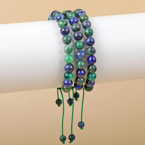 Vista 94 de AD Beads Pulseras de piedras preciosas unisex de 0.315 pulgadas (0.315 in), macramé curativo ajustable de 7 a 9 pulgadas Usa esta pulsera