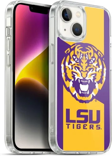 Vista 156 de Head Case Designs Funda de gel suave con licencia oficial de la Universidad Estatal de Louisiana LSU Camou compatible con Apple iPhone 7 Plus/iPhone