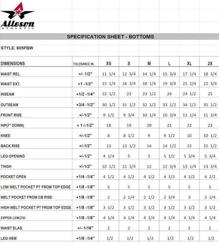 Vista 3 de Alleson Athletic pantalones softball con trabillas de cinturón para mujer