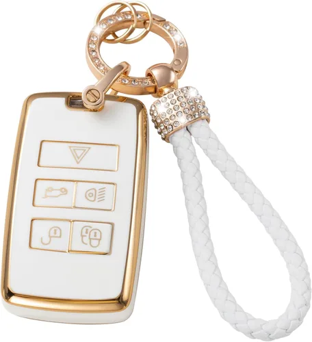 Vista 25 de Gematay Funda para llavero de Mercedes Benz con cordón, funda de TPU suave compatible con Mercedes Benz C E S M CLS CLK G Class Smart Key Holder