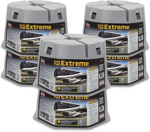 Vista 10 de Stromberg Carlson Base Pad Extreme – Bloque de 7 pulgadas, capacidad máxima de 6000 libras – Accesorios de caravana para remolques de viaje