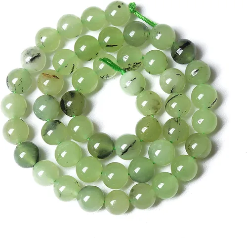 Vista 205 de 100 cuentas de piedra multicolor natural de 0.236 pulgadas (0.236 in), cuentas espaciadoras sueltas redondas para hacer pulseras, collares, aretes