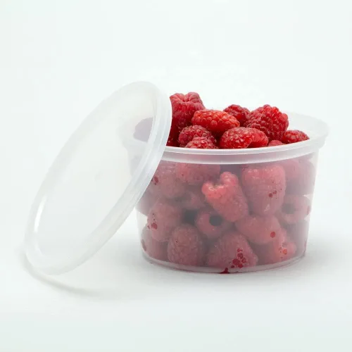 Vista 3 de Nicole Home Collection Contenedores de almacenamiento de alimentos con tapas, a prueba de fugas, aptos para microondas, aptos para congelador