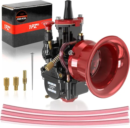 Vista 7 de 1PZ PW0-K21 PWK - Carburador de 1.82 pulgadas para reemplazo de carburador, rendimiento universal para motocicletas Pit Dirt Bike Off Road ATV Quad