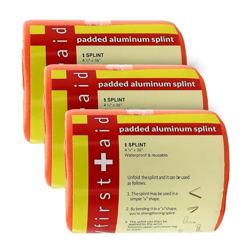 Vista 8 de Ever Ready First Aid Férula universal de aluminio, 36 pulgadas enrollada, 5 onzas