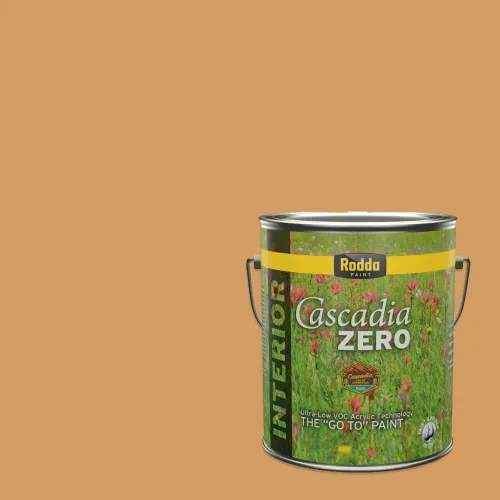 Vista 45 de Rodda Paint CASCADIA ZERO - Pintura plana e imprimación para interiores en uno, cuarto de galón, crema de ballet