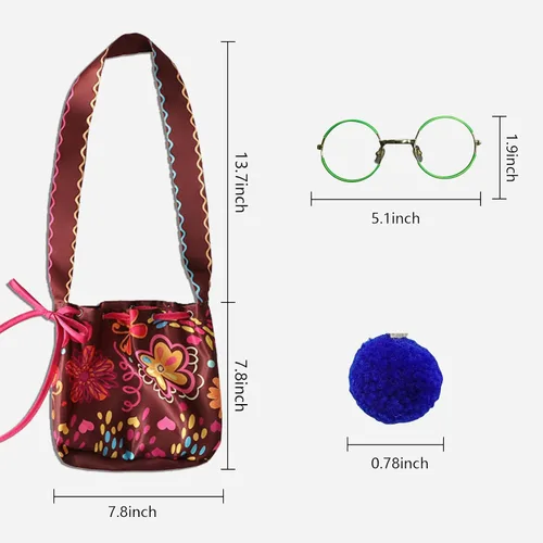 Vista 2 de Encanto - Juego de monedero Maribel para niñas y aretes de Maribel, Caucho