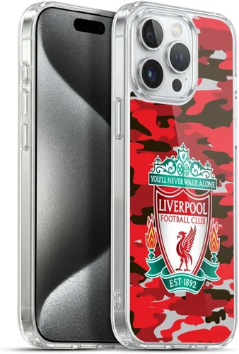 Vista 159 de Head Case Designs Funda de gel con licencia oficial del Liverpool Football Club Away Colourways Crest Camou [protección de grado militar] compatible
