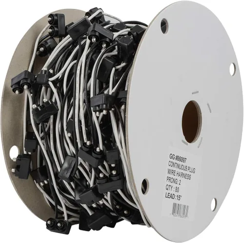 Vista 5 de GG Grand General 86093 Arnés de cables continuo de 2 puntas, 6 pulgadas, 200 enchufes por rollo
