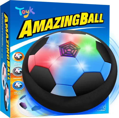 Vista 10 de Pelota de fútbol Hover LED para niños, pelota de entrenamiento con energía de aire para niños, juego de fútbol para interior y exterior, regalos