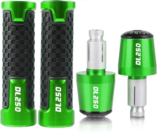 Vista 16 de Motorcycle for Suzuki DL250 V-Strom 2017 2018 2019 2020 2021 7/8'' 22mm DL 250 VSTROM Motorcycle Hand Grips Handle Handlebar Grip Ends Plug