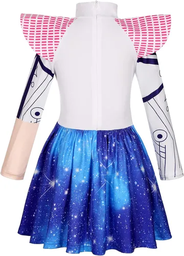 Vista 2 de Disfraz de alienígena de zombies para niñas, trajes de cosplay de Halloween