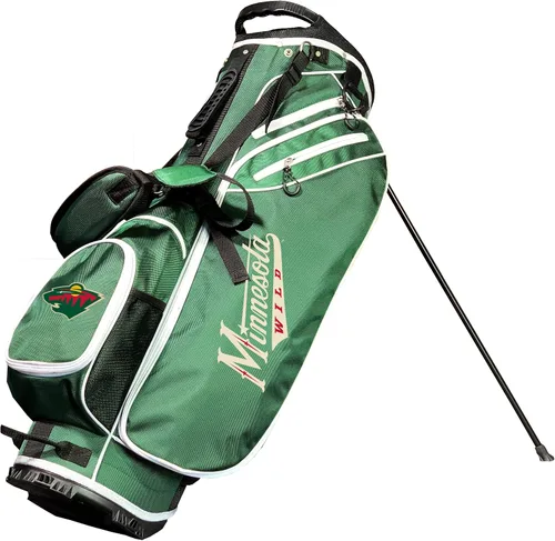 Vista 7 de Team Golf NHL Team Golf NHL Birdie Stand - Bolsa de golf, ligera, divisor de club de 14 vías, soporte de acción de resorte, bolsillo enfriador