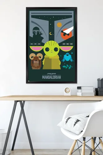 Vista 6 de Trends International 24 x 36 - Póster de pared de Star Wars: The Mandalorian