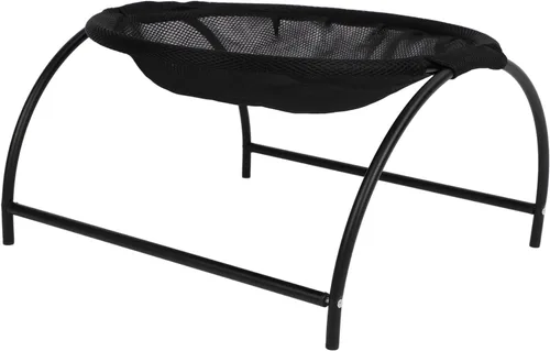 Vista 6 de Cat Hammock, Elevated Design Sturdy Iron Frames Breathable Mesh Fabric Elevated Cat Bed, Dog Hammock Bed with Easy Assembly and Cleaning for Cats