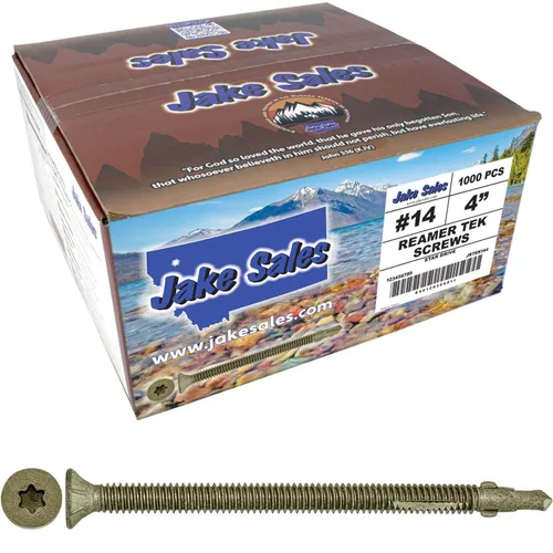 Vista 26 de Tornillos autoperforantes Reamer Tek Torx/Cabeza de estrella de madera a metal de 10x1-5/8 - para plataformas, remolques - cabeza de tornillo T-30