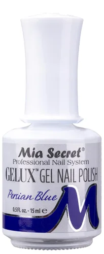 Vista 6 de Mia Secret Gelux Esmalte de uñas de gel Soak-off color Bleu De France - Esmalte de gel curado con lámpara de uñas - Esmaltes para uñas en gel