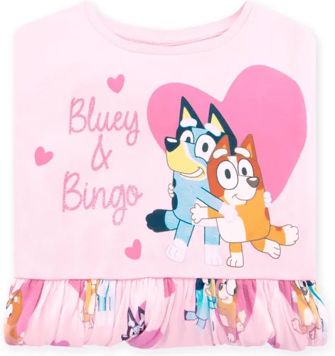 Vista 8 de Bluey Vestidos de invierno para niñas Vestido de bingo Manga larga