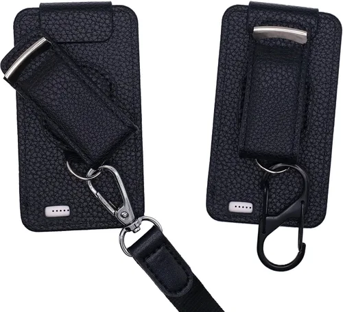 Vista 3 de Funda Premium (con clip para cinturón/cordón) para Dexcom G7 (negro)