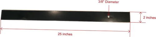 Vista 2 de The ROP Shop Kit de deflector universal quitanieves con herrajes para cuchillas Boss HTX V-Plow de 7'6