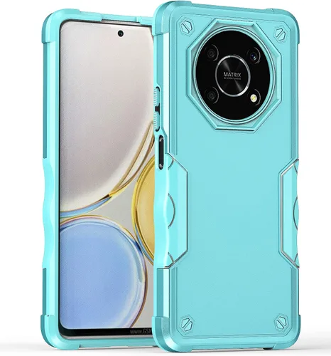 Vista 14 de Compatible con Honor X9, a prueba de golpes, híbrida resistente a los golpes, funda híbrida para parachoques híbrida de cuerpo completo, resistente