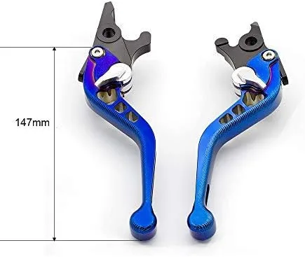Vista 2 de FXCNC Racing - Palancas de embrague de freno ajustables para Kawasaki Z250SL 16-17, NINJA 300R/Z300 13-18, NINJA 250R 08-12, VERSYS 300X 17-19,Ninja