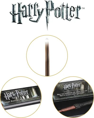 Vista 5 de Varita iluminadora The Noble Collection NN1910 Harry Potter, 14 pulgadas