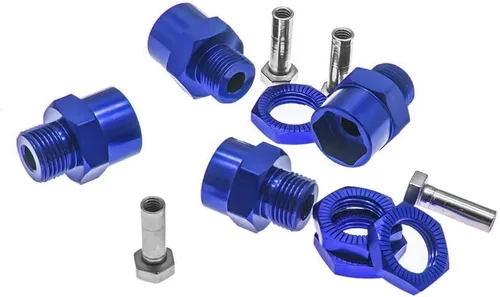 Vista 5 de Adaptador de cubo hexagonal de rueda de 0.472 in a 0.669 in conversión para 1/10 RC Car y actualización de neumáticos 1/8
