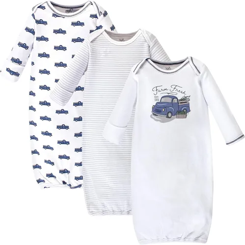 Vista 28 de Touched by Nature - Camisones unisex de algodón orgánico para bebé