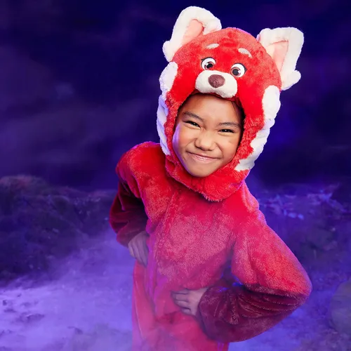 Vista 7 de Disney Pixar Disfraz de panda Mei para niños color rojo