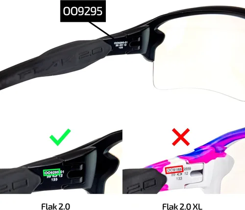 Vista 2 de Fuse Lenses Fuse Pro - Lentes de repuesto polarizadas compatibles con Oakley Flak 2.0 (ajuste asiático) 009271